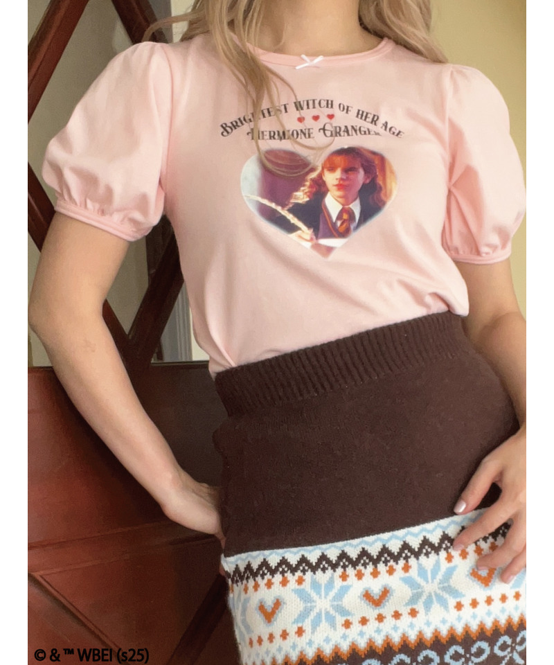 【Harry Potter】ハーマイオニー・グレンジャーTEE	 詳細画像 ピンク 9