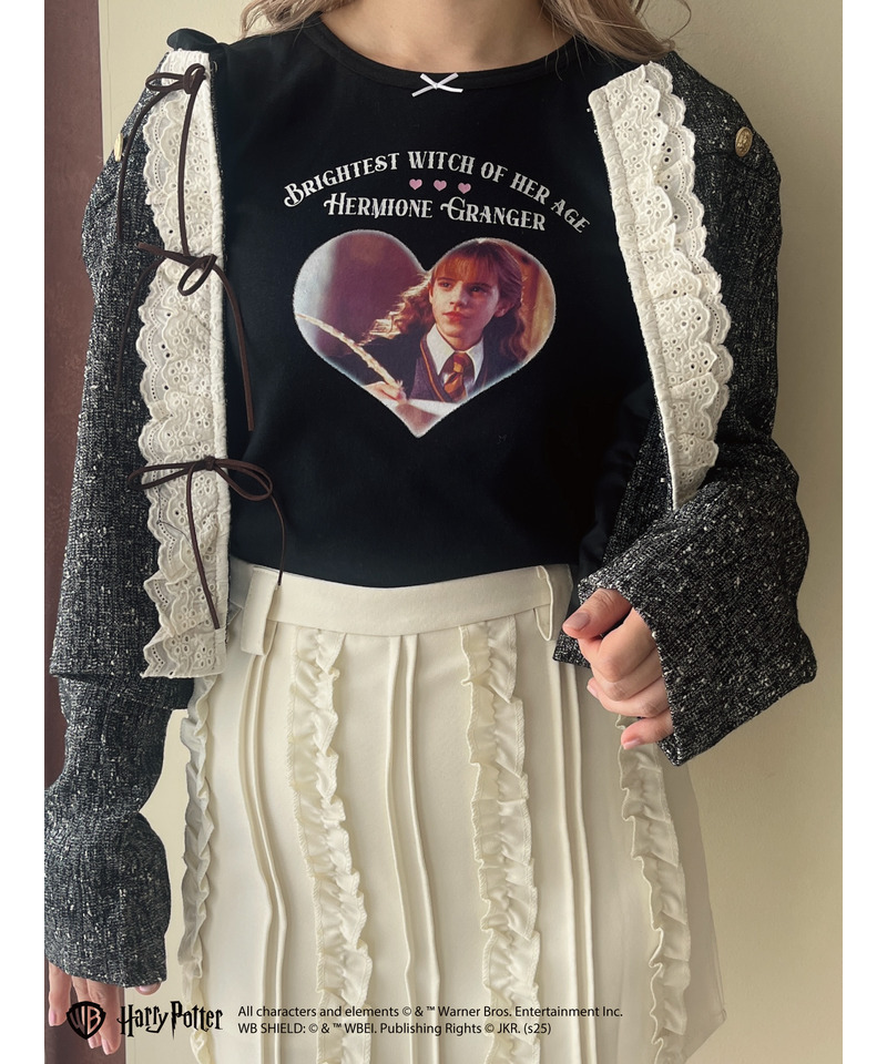 【Harry Potter】ハーマイオニー・グレンジャーTEE	 詳細画像 ブラック 1