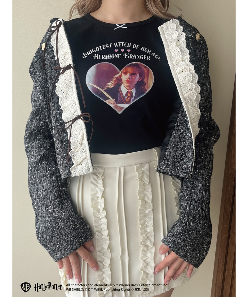 【Harry Potter】ハーマイオニー・グレンジャーTEE	 詳細画像 ブラック 4