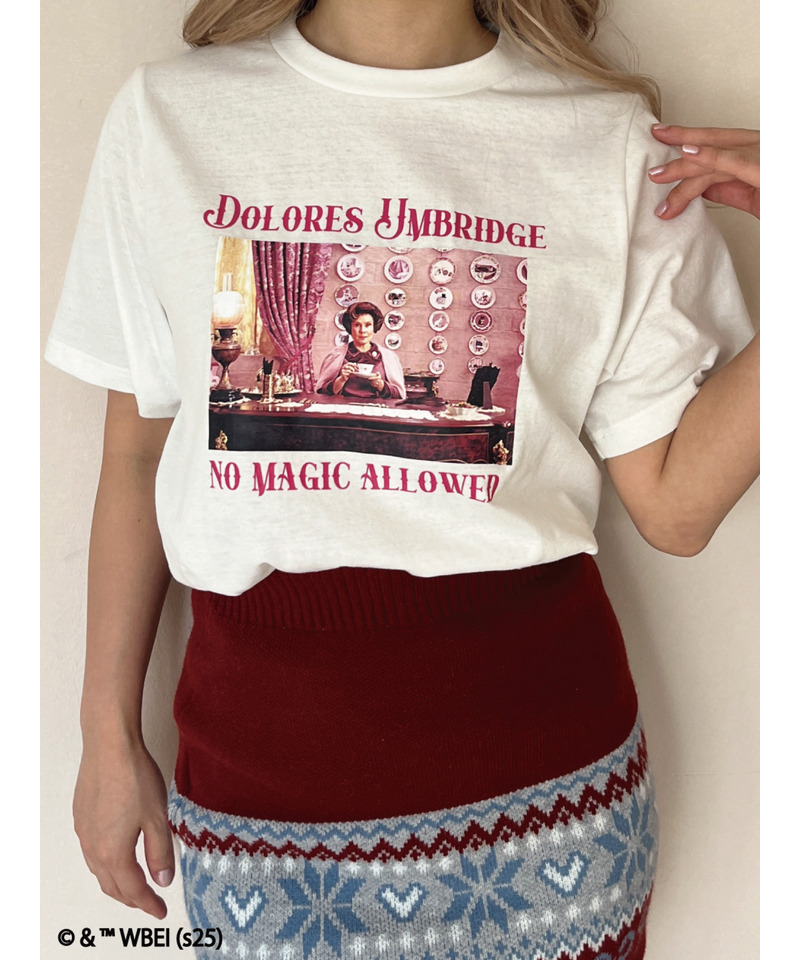 【Harry Potter】ドローレス・アンブリッジTEE  詳細画像 オフホワイト 4