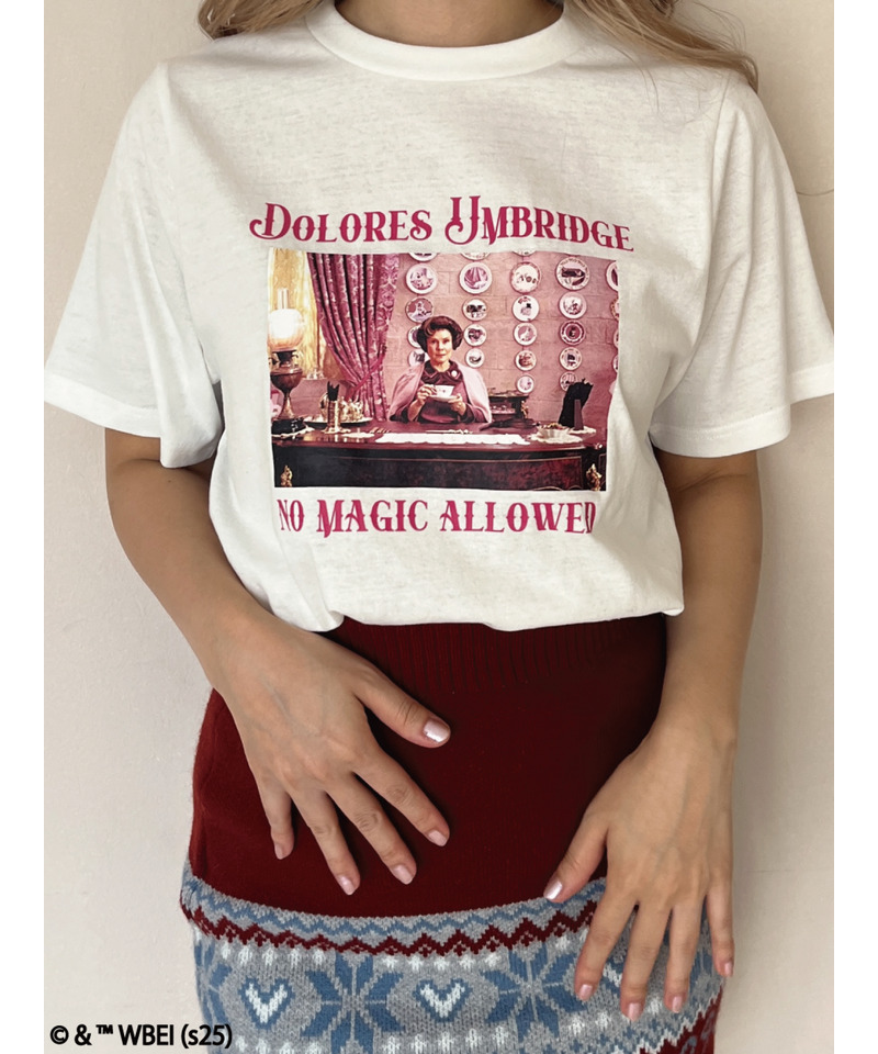 【Harry Potter】ドローレス・アンブリッジTEE  詳細画像 オフホワイト 5