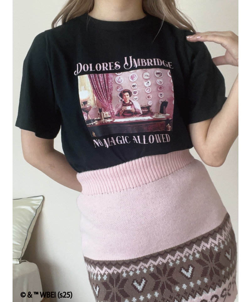 【Harry Potter】ドローレス・アンブリッジTEE  詳細画像 ブラック 3