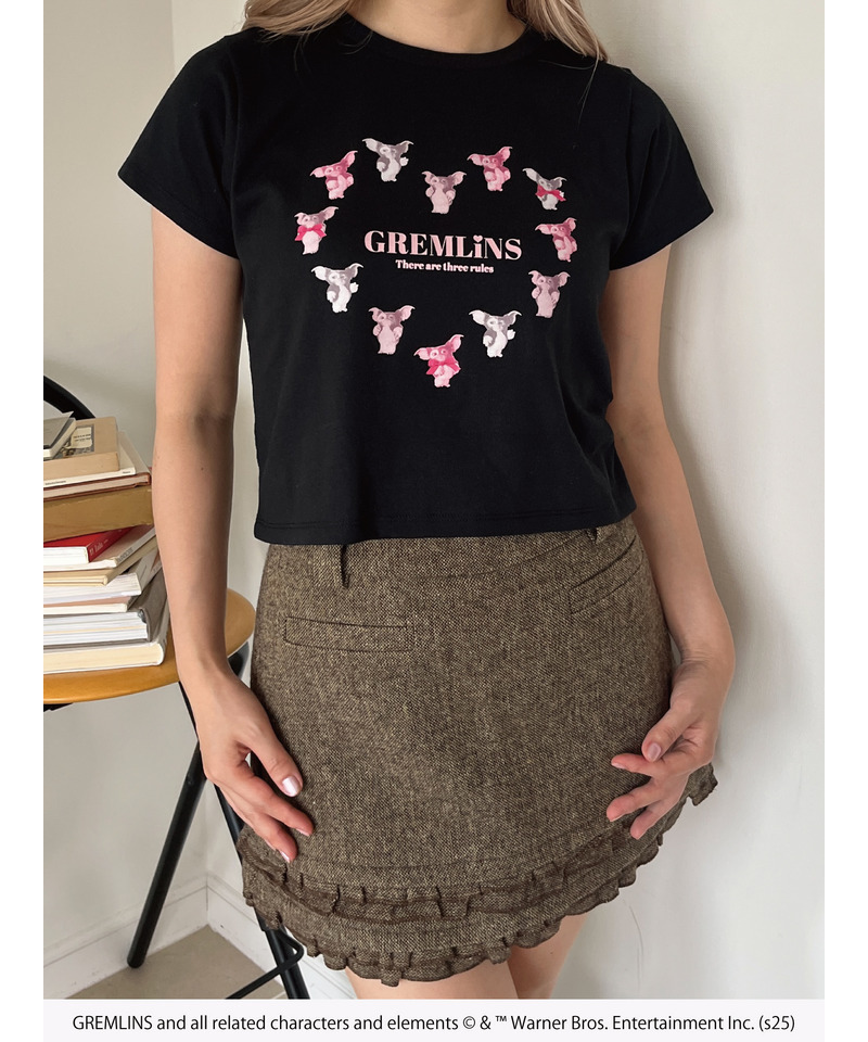【GREMLINS】ハートTEE  詳細画像 ブラック 1