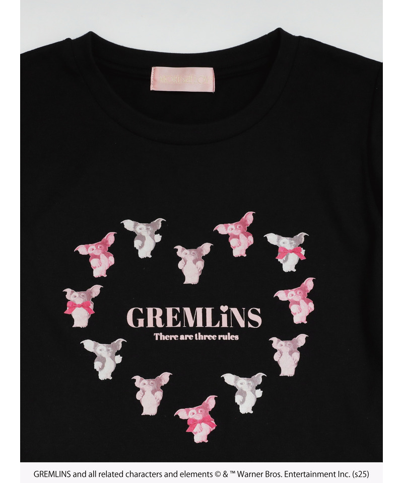 【GREMLINS】ハートTEE  詳細画像 ブラック 2