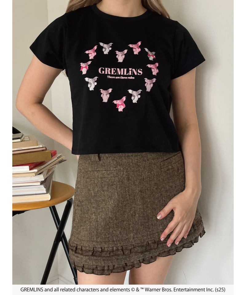 【GREMLINS】ハートTEE  詳細画像 ブラック 3