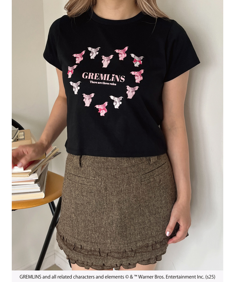 【GREMLINS】ハートTEE  詳細画像 ブラック 5