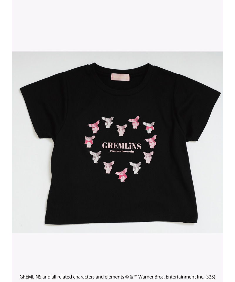 【GREMLINS】ハートTEE  詳細画像 ブラック 8