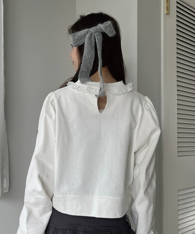 ANGEL【HELLO KITTY】 ENCYCLOPEDIA FRILL SWEAT 詳細画像 オフホワイト 26