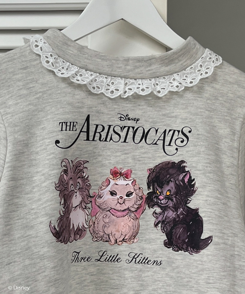 【Disney】おしゃれキャット / フリルスウェット 詳細画像 グレー 2