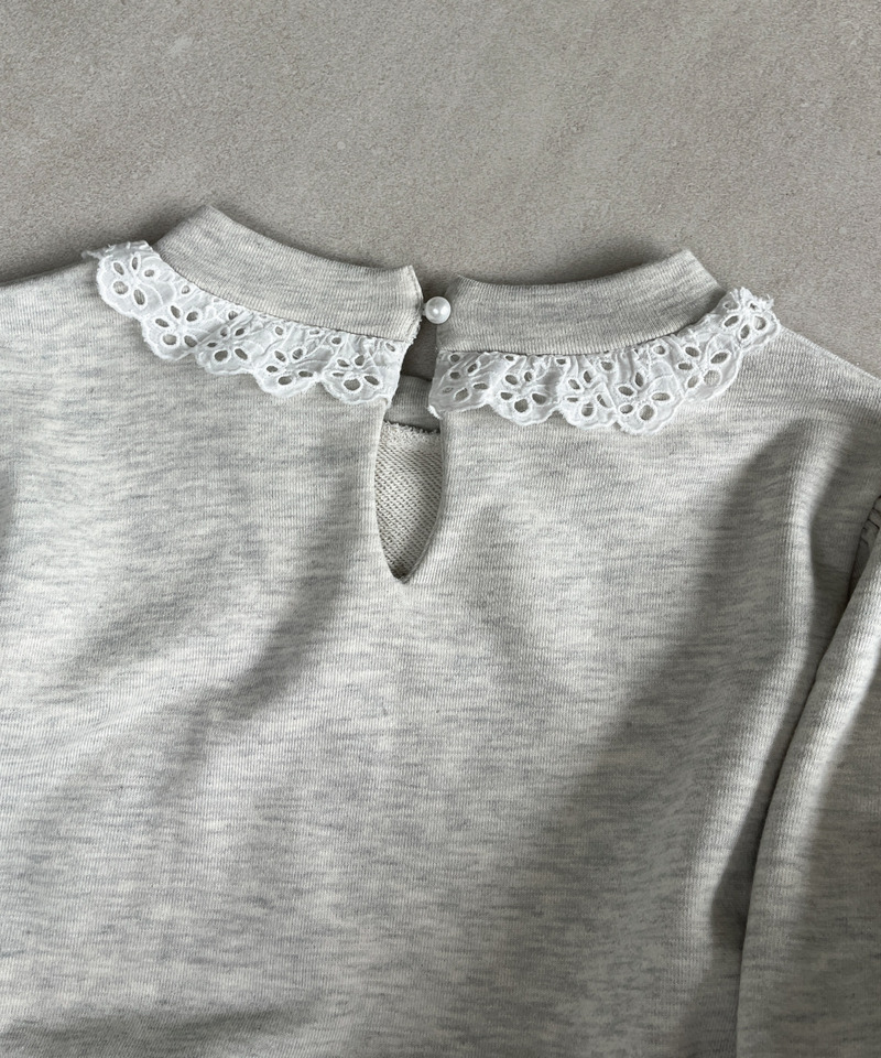 【超ときめき♡宣伝部 小泉遥香様/杏ジュリア様 着用】【Disney】おしゃれキャット / フリルスウェット 詳細画像 グレー 27