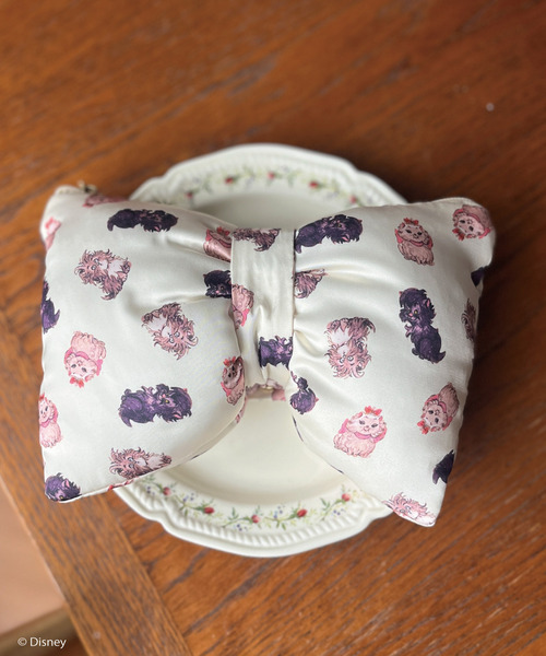 【Disney】おしゃれキャット / リボンポーチ 詳細画像