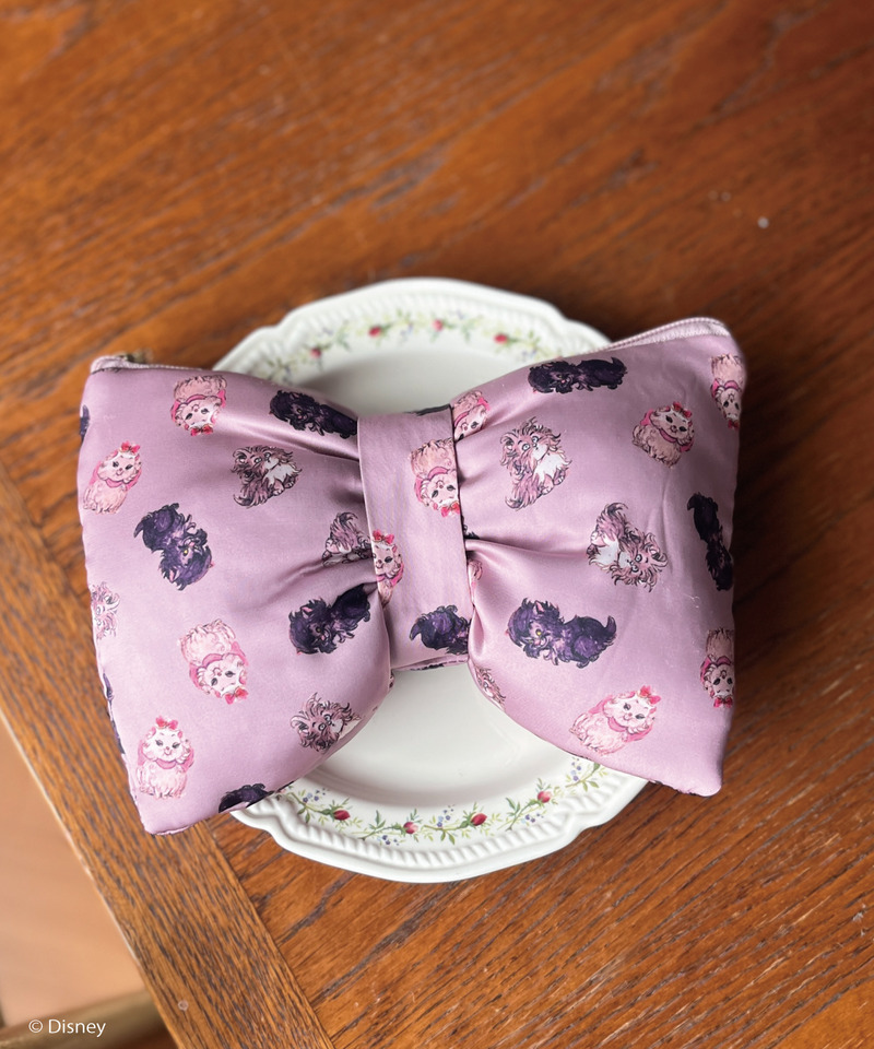 【Disney】おしゃれキャット / リボンポーチ 詳細画像 ピンク系 13