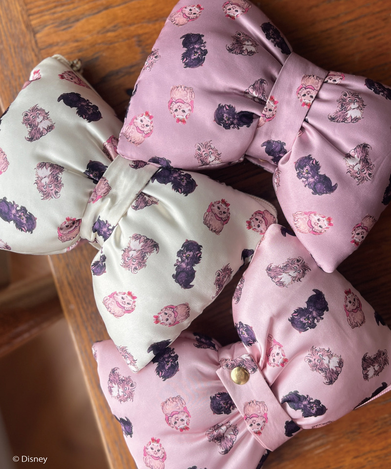 【Disney】おしゃれキャット / リボンポーチ 詳細画像 ピンク系 14
