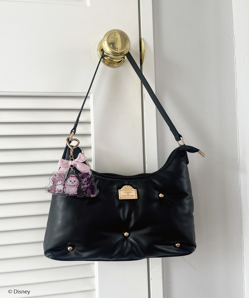 【Disney】おしゃれキャット /  アクリルリボンチャーム 詳細画像 オフホワイト 3