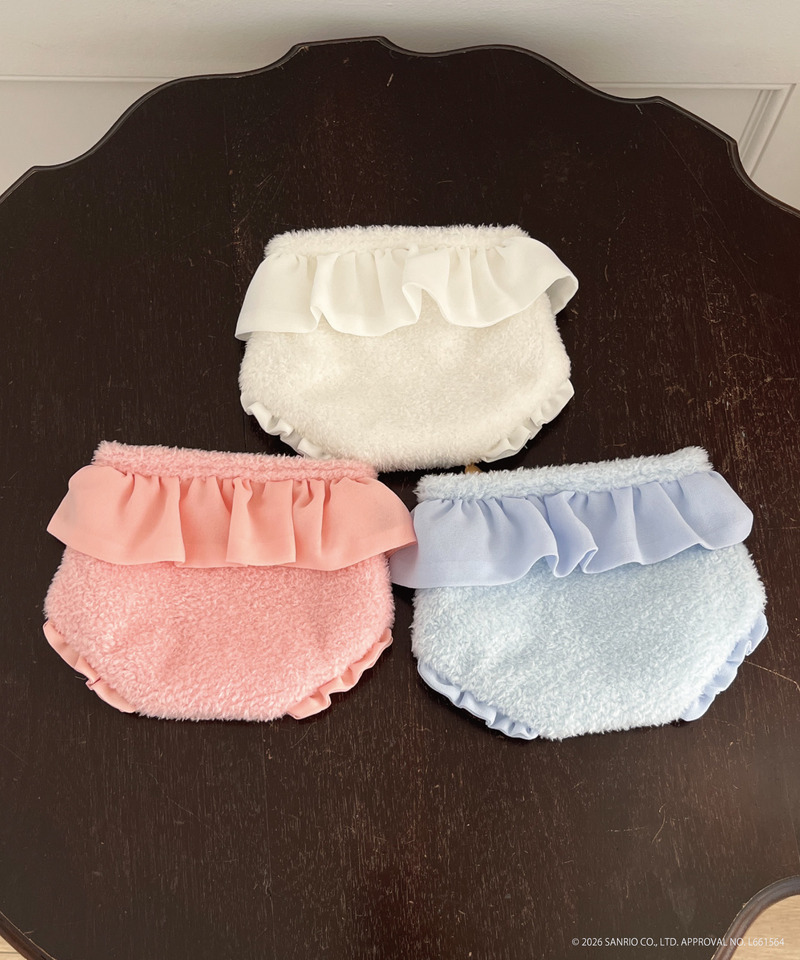 【HELLO KITTY】FLUFFY PANTIES POUCH 詳細画像 ピンク 11
