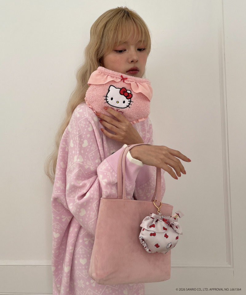 【HELLO KITTY】FLUFFY PANTIES POUCH 詳細画像 ピンク 12