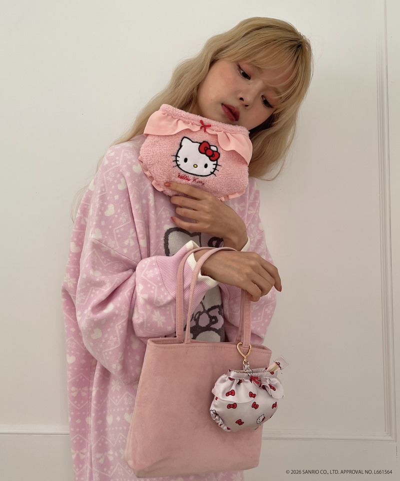 【HELLO KITTY】FLUFFY PANTIES POUCH 詳細画像 ピンク 13