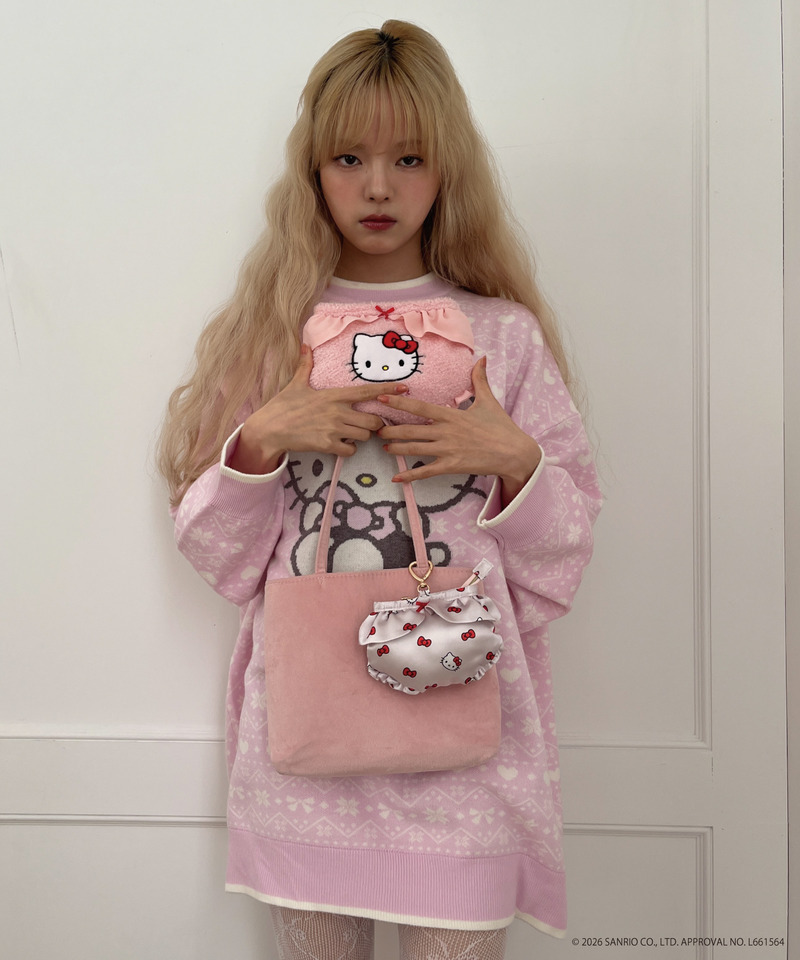 【HELLO KITTY】FLUFFY PANTIES POUCH 詳細画像 ピンク 21