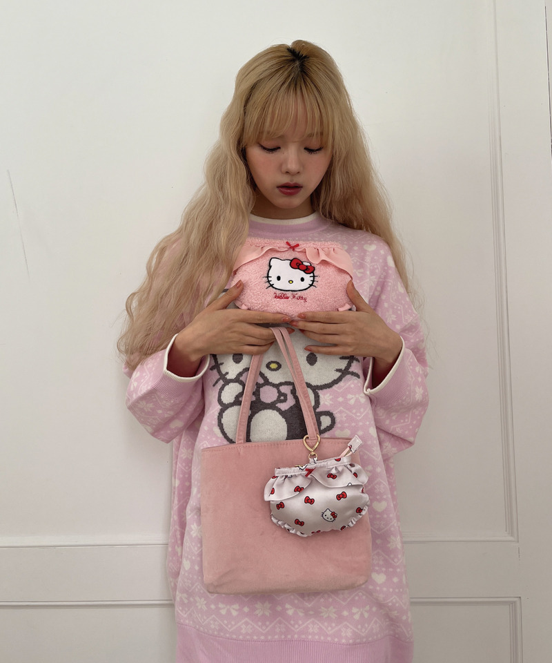 【HELLO KITTY】FLUFFY PANTIES POUCH 詳細画像 ピンク 22