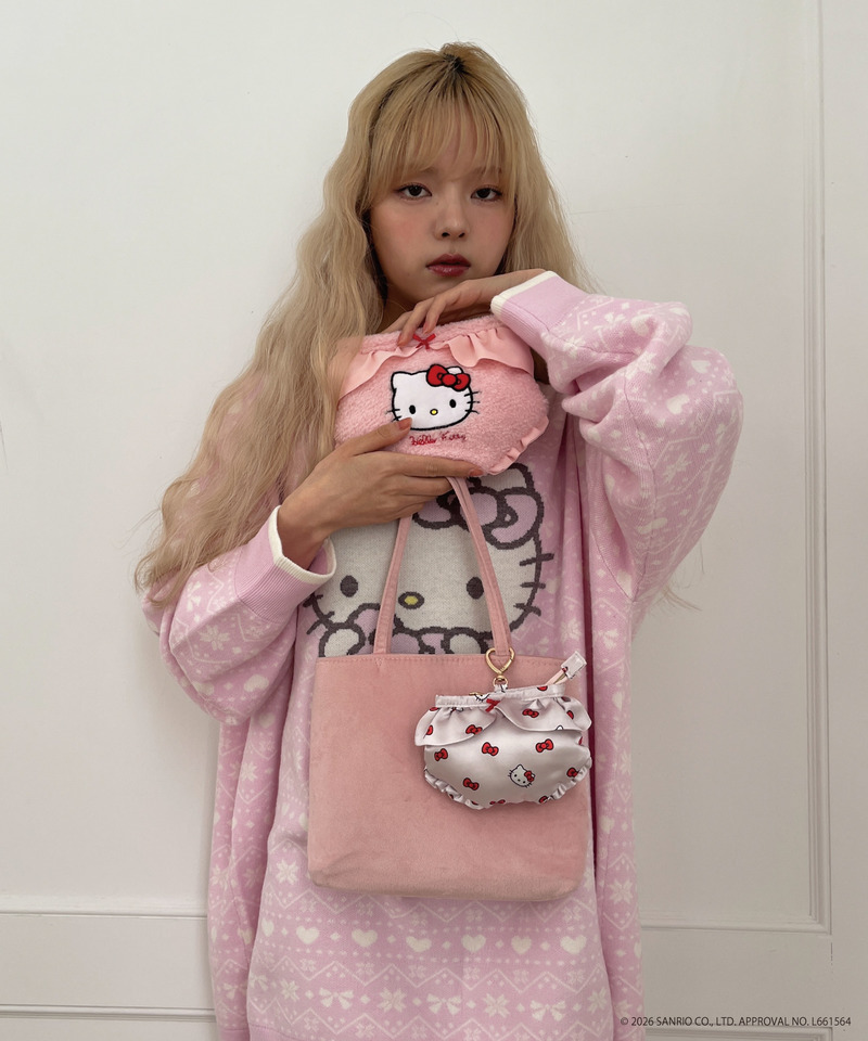 【HELLO KITTY】FLUFFY PANTIES POUCH 詳細画像 ピンク 23