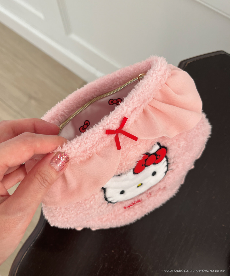【HELLO KITTY】FLUFFY PANTIES POUCH 詳細画像 ピンク 3