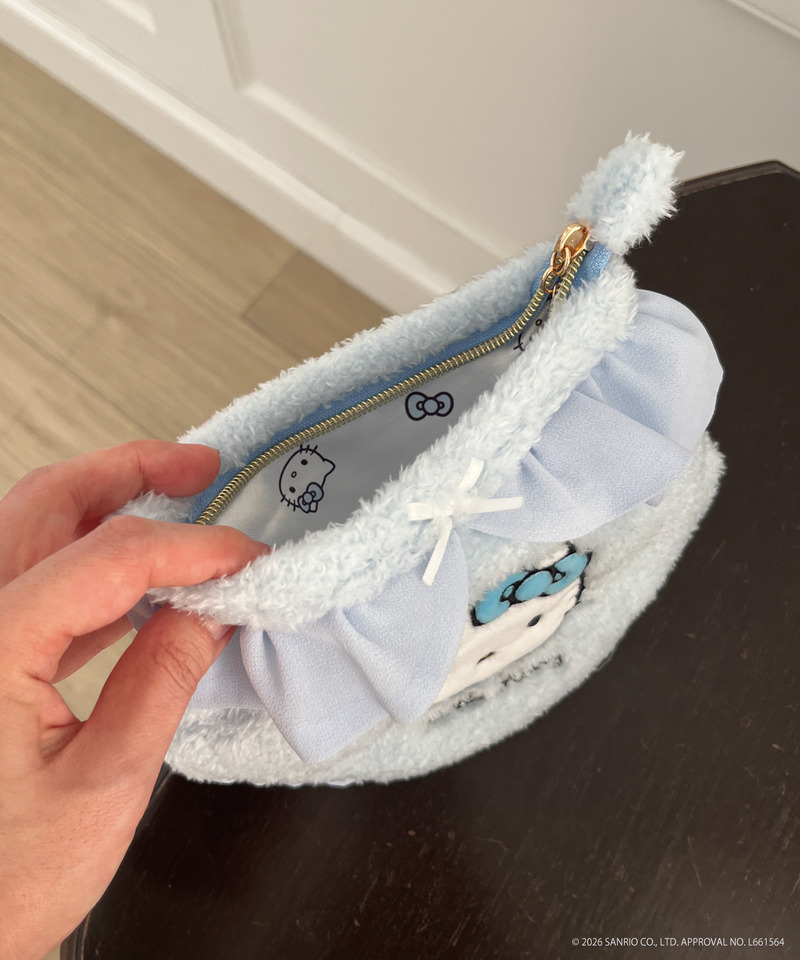 【HELLO KITTY】FLUFFY PANTIES POUCH 詳細画像 ブルー 3