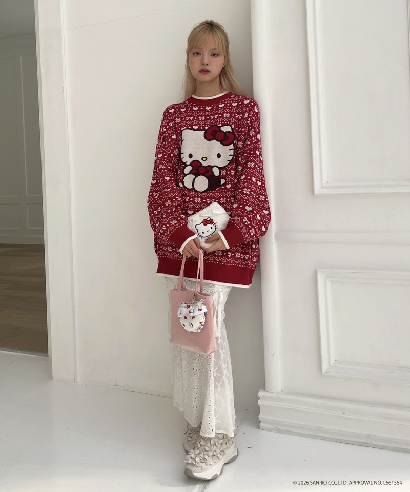 【HELLO KITTY】PANTIES POUCH CHARM 詳細画像 オフホワイト 10