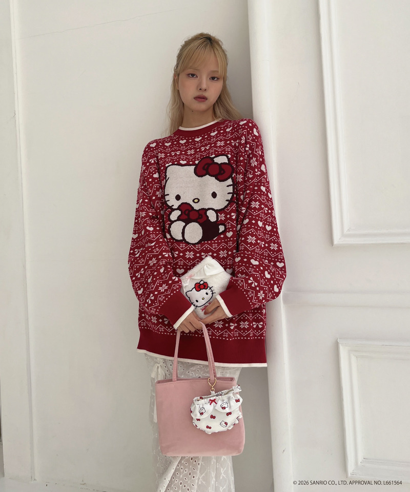 【HELLO KITTY】PANTIES POUCH CHARM 詳細画像 オフホワイト 11