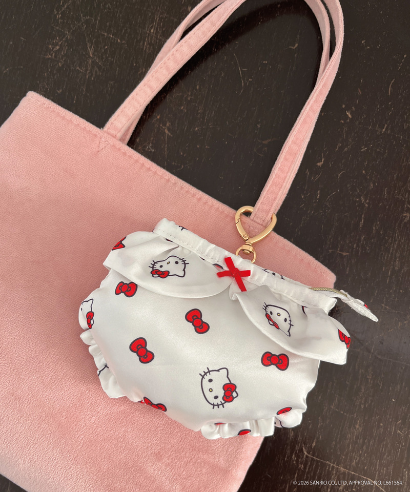 【HELLO KITTY】PANTIES POUCH CHARM 詳細画像 オフホワイト 17