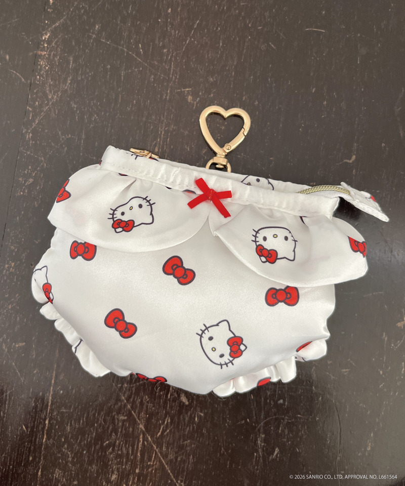 【HELLO KITTY】PANTIES POUCH CHARM 詳細画像 オフホワイト 2