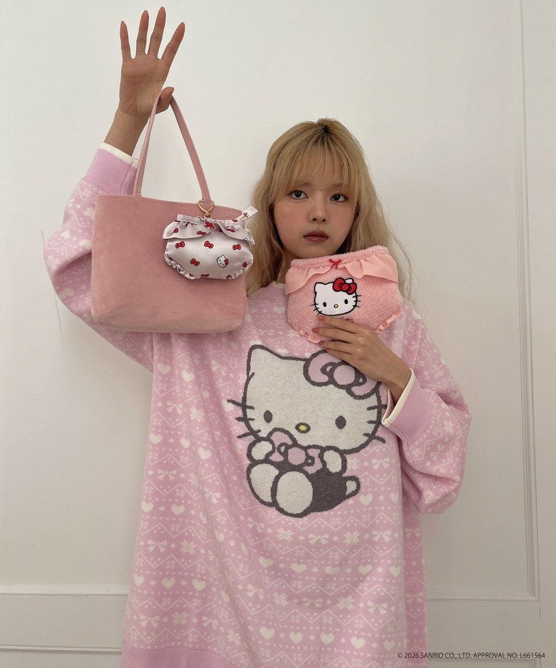 【HELLO KITTY】PANTIES POUCH CHARM 詳細画像 ピンク 27