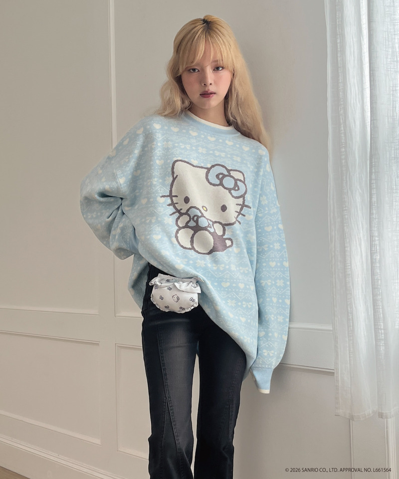 【HELLO KITTY】PANTIES POUCH CHARM 詳細画像 ブルー 11