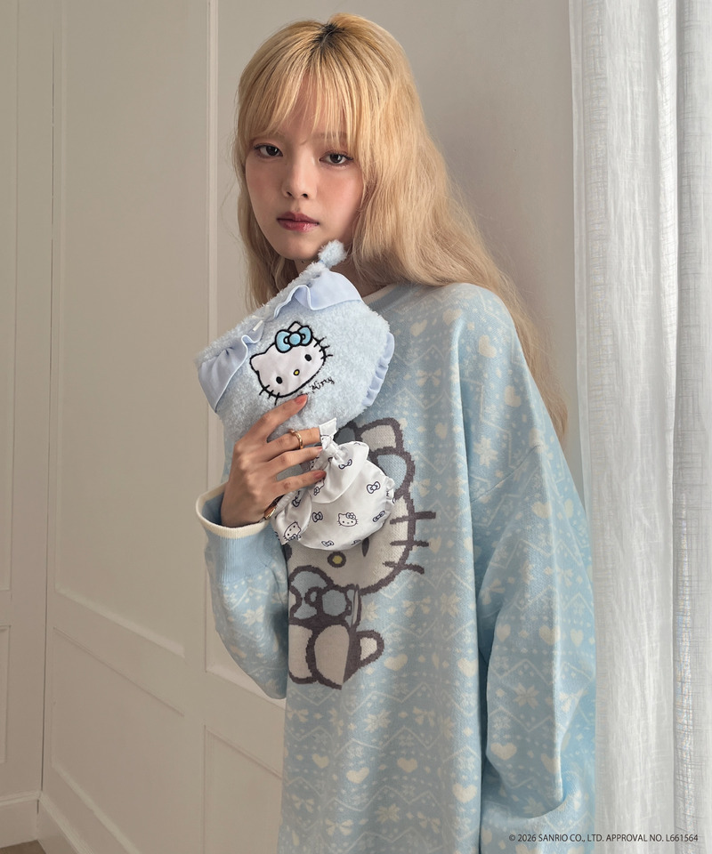 【HELLO KITTY】PANTIES POUCH CHARM 詳細画像 ブルー 5