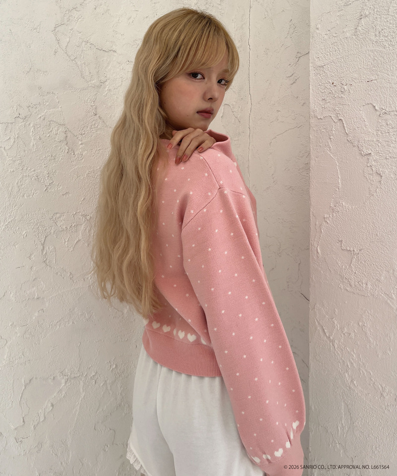 【HELLO KITTY】NORDIC KNIT 詳細画像 ピンク 16