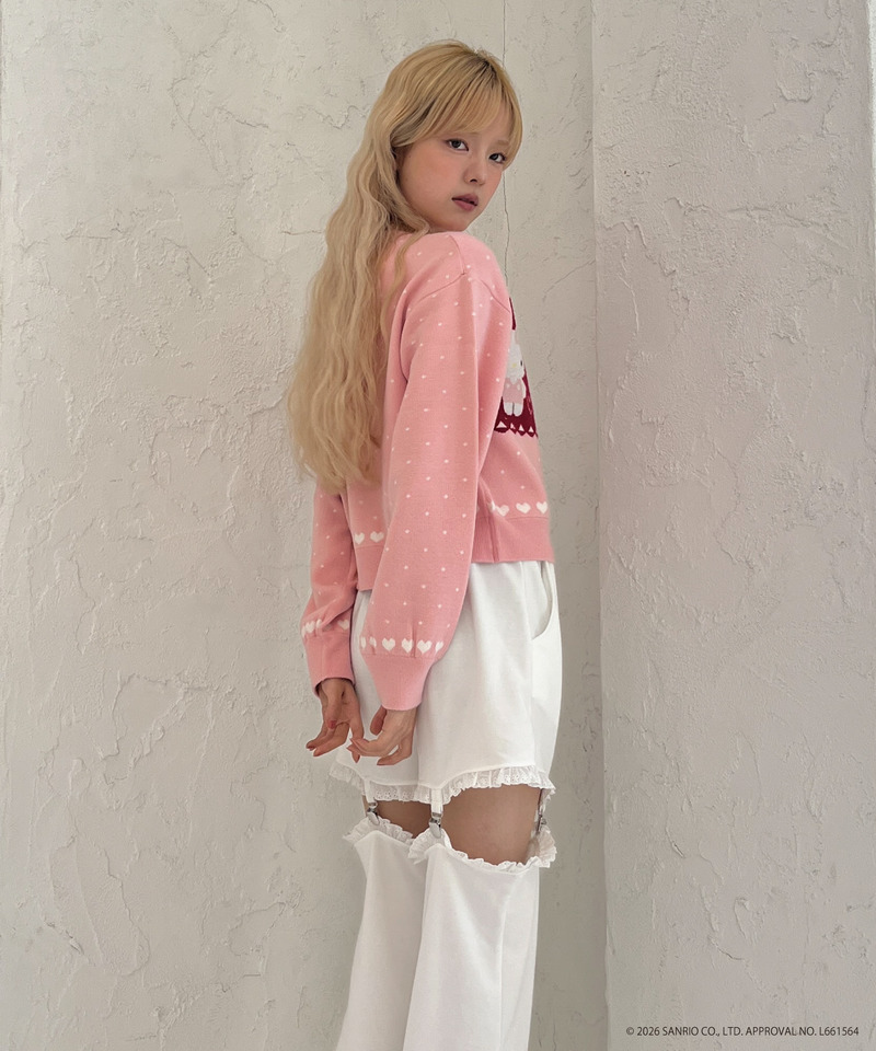 【HELLO KITTY】NORDIC KNIT 詳細画像 ピンク 24