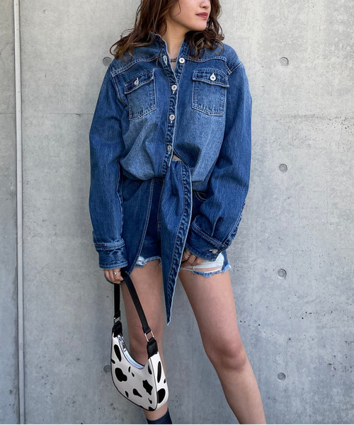 ルーズデニムジャケット 詳細画像