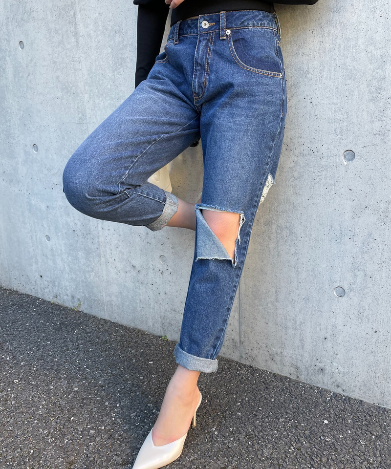 ローライズダメージデニム 詳細画像 インディゴ 1