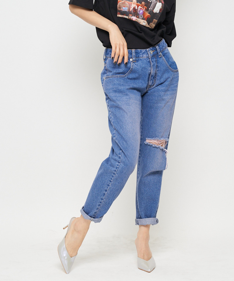 ローライズダメージデニム 詳細画像 インディゴ 3