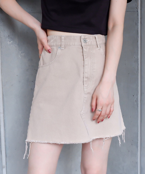 カットオフミニスカート 詳細画像