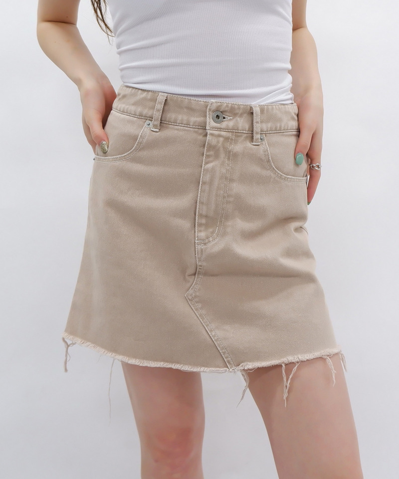 カットオフミニスカート 詳細画像 ベージュ 4