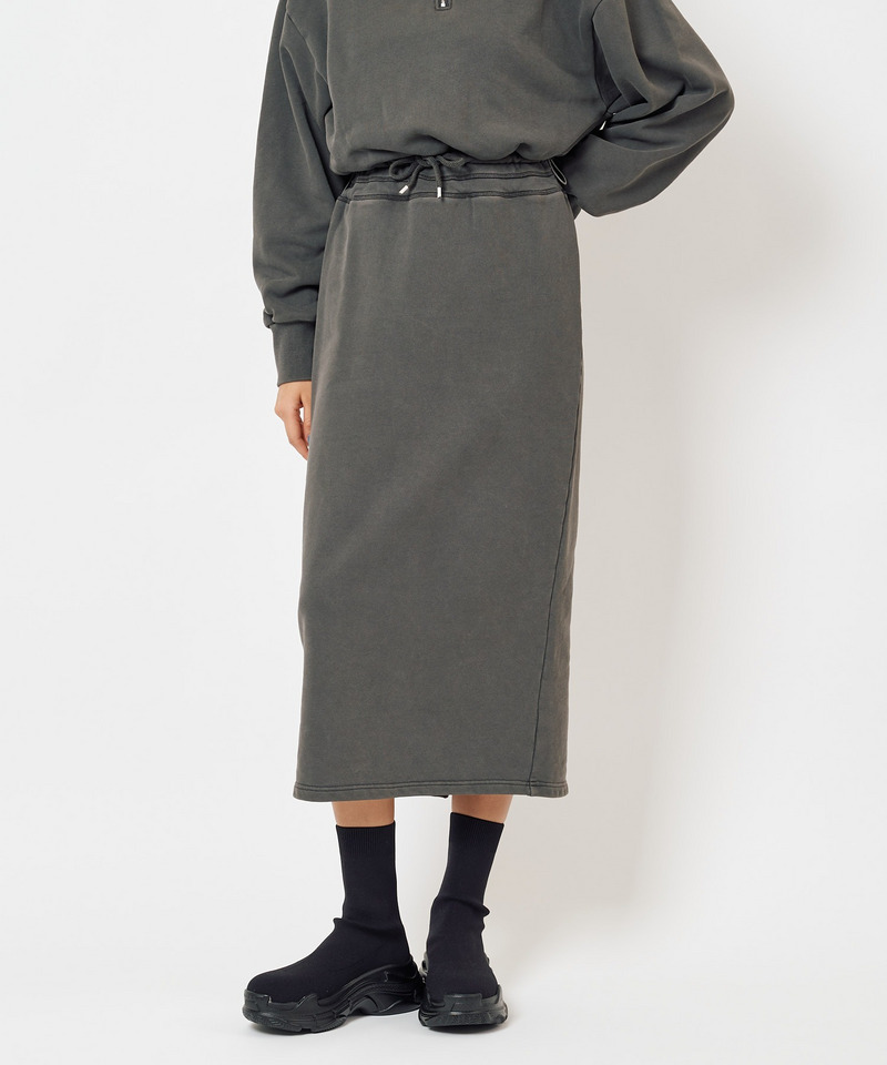 裏毛ロングスカート 詳細画像 オフホワイト 4
