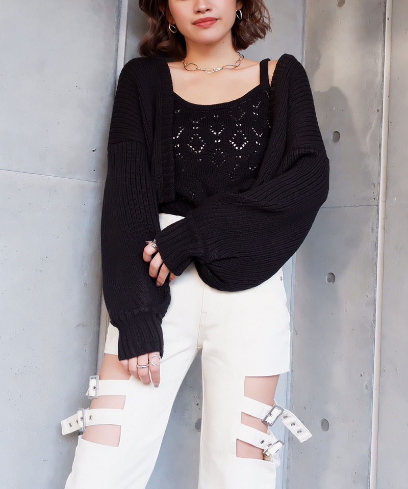 クロシェアンサンブル 詳細画像 ブラック 1