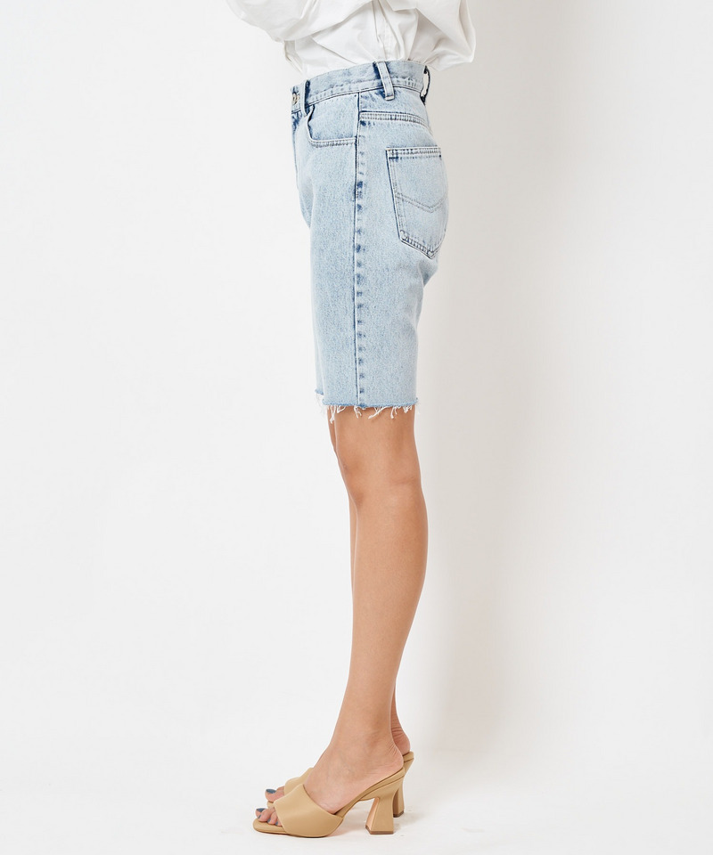 カットオフハーフデニムパンツ 詳細画像 デニムブルー 5