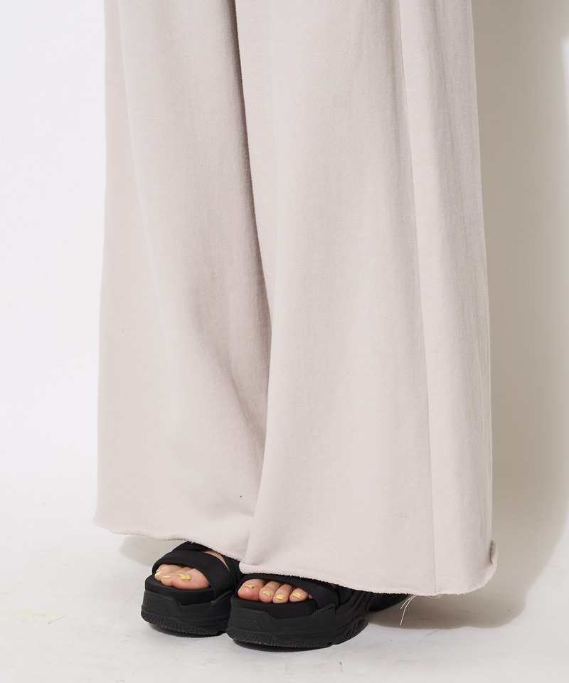 スウェットタックワイドパンツ 詳細画像 ブラック 10