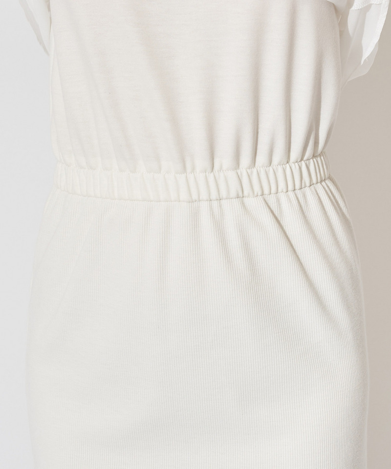 シフォンレイヤードワンピース 詳細画像 オフホワイト 9