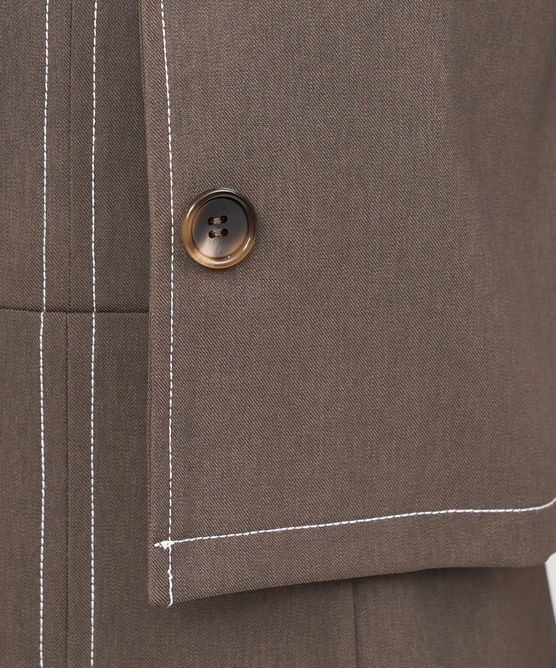 開襟ジャケット&times;ワンピースセット 詳細画像 ブラック 8