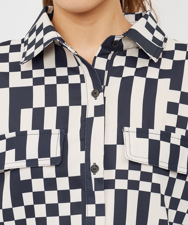 ブロックチェックショートジャケット 詳細画像 ブラック系 6