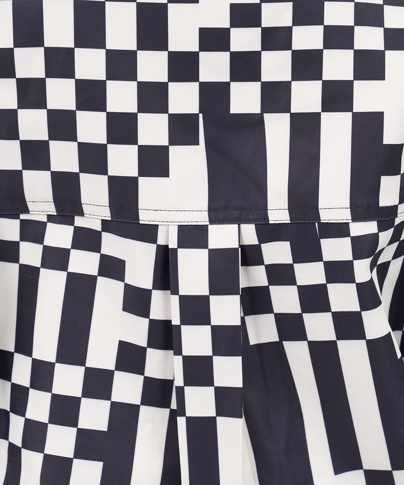 ブロックチェックショートジャケット 詳細画像 ブラック系 8