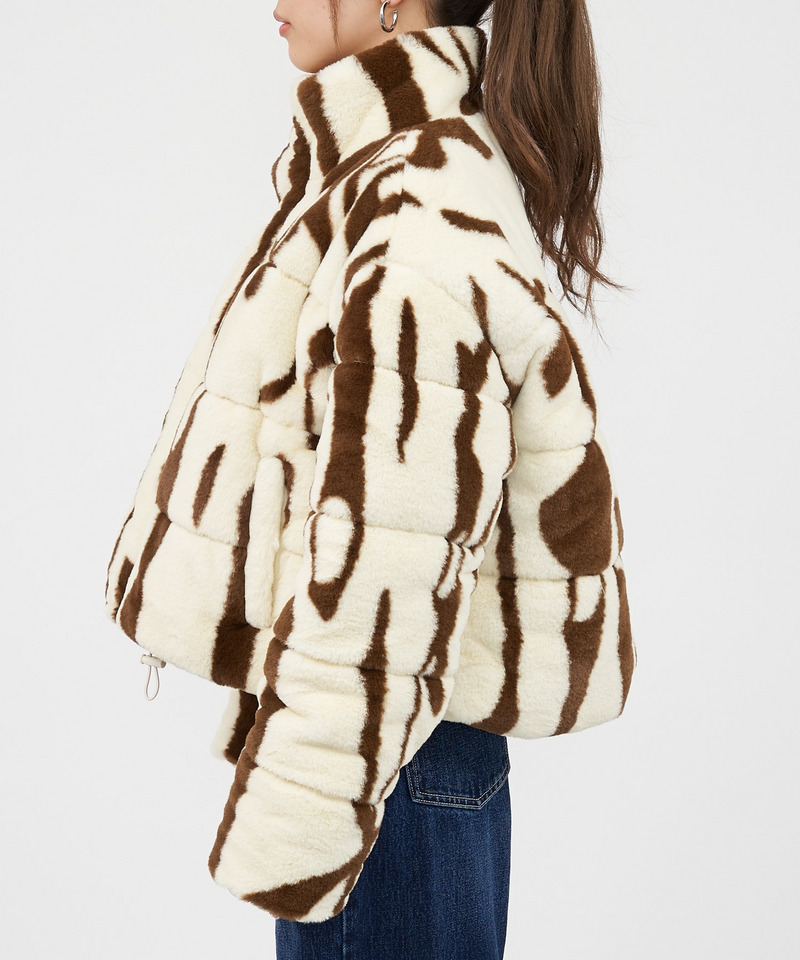 エコファー中綿ショートジャケット 詳細画像 配色 7