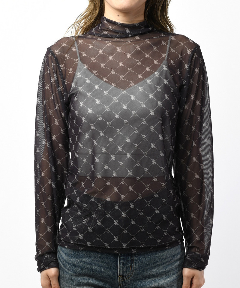 チュールレイヤードコンパクトパーカー 詳細画像 ブラック 9